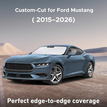 Windshield Sunshade Compatible for Ford Mustang 2015