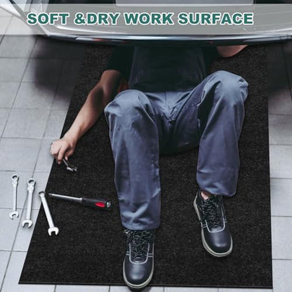 36" x 60" Oil Drip Mat for Garage Driveway