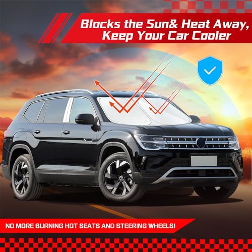 Windshield Sun Shade for Volkswagen Atlas Cross Sport 2018