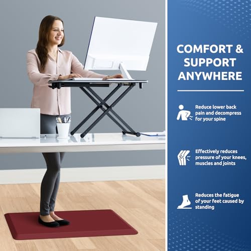 0.8" Thick Kitchen Mat Cushioned Anti Fatigue Rug Comfort Floor Mats