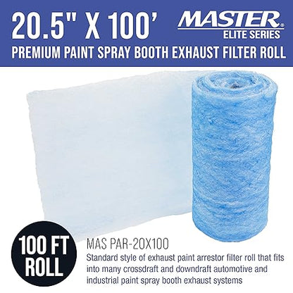 Master Elite Paint Spray Booth Exhaust Filter Roll