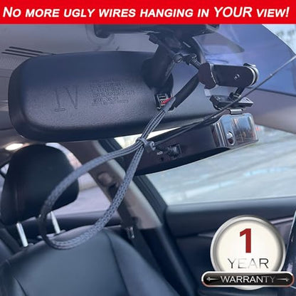 14" Upgraded Mirror Plug Wire Tap for Escort (4 Foot)