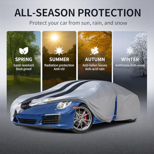 Multi Layer Car Cover Custom Fit for Porsche 911