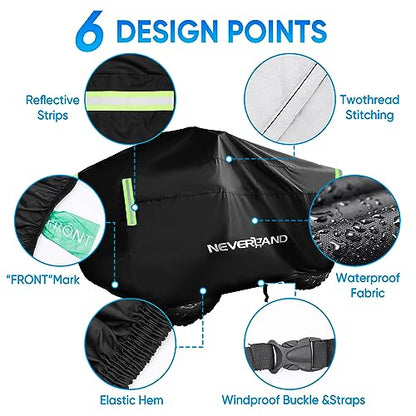 ATV Cover Waterproof Heavy Duty Quad Cover 4 Wheeler Cover XL