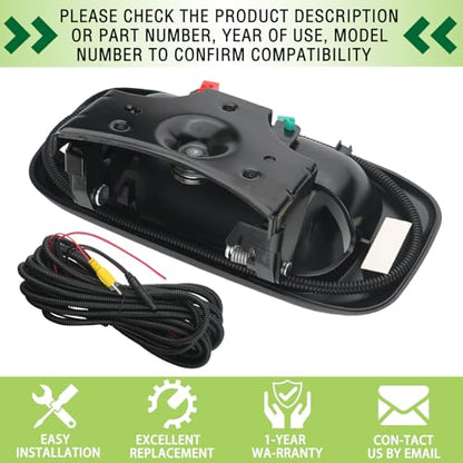 Backup Camera Tailgate Handle Rear View Camera Liftgate Latch Handle Compatible with 1999
