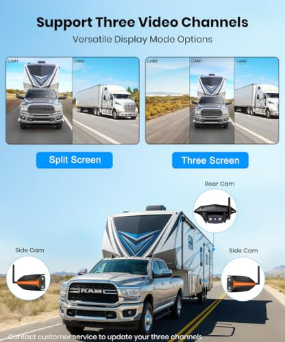 RV Backup Camera Wireless Plug and Play Compatible with Most RV