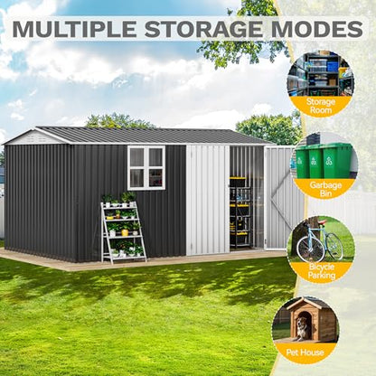 12x8 FT Outdoor Storage Shed