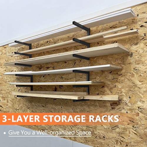 Wood Storage Racks with 3 Level