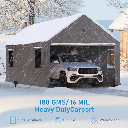 10x20 Heavy Duty Carport Canopy