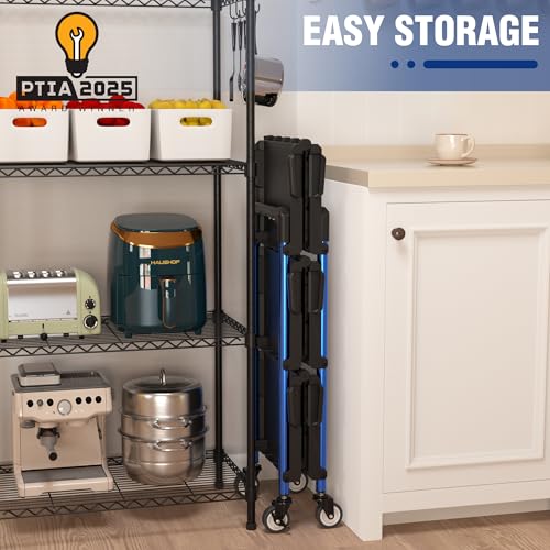 3 Tier Collapsible Utility Cart