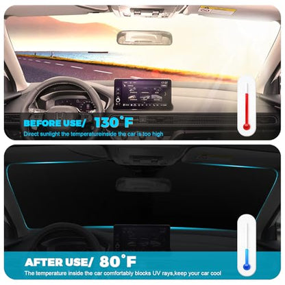 Foldable Front Windshield Sunshade fit for Honda HR