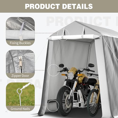 6x6 FT Motorcycle Carport