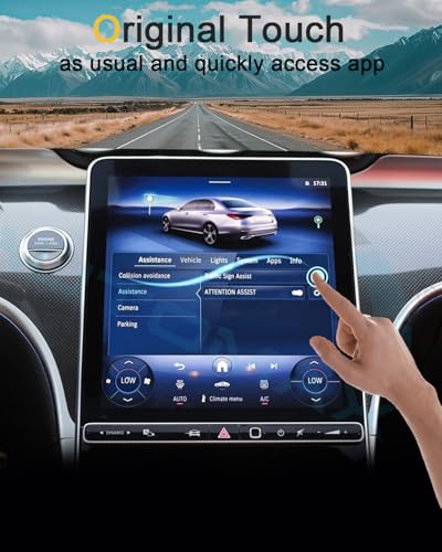 2 Pack Screen Protector for Benz GLC
