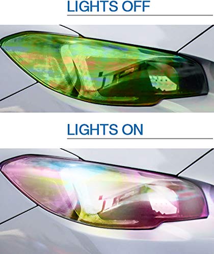 Extra Wide Headlight Taillight Vinyl Tint Wrap 16 Inch x 48 Inch Roll
