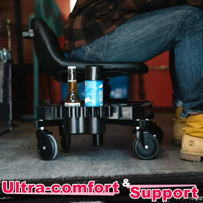 Rolling Stool with Wheels