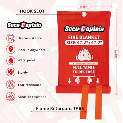 Emergency Fire Blanket for Home (2 Count)