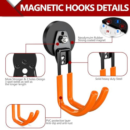 Heavy Duty Magnetic Hooks (2 Count)