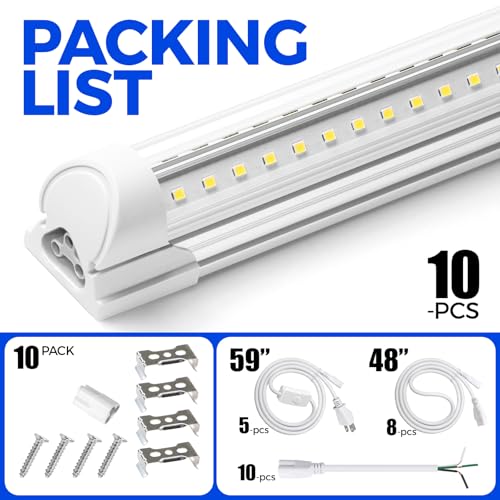 T8 LED Shop Lights 8FT (10 Count)