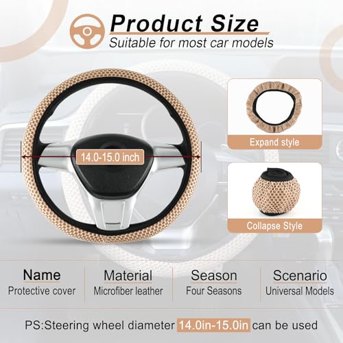 Elastic Stretch Steering Wheel Cover