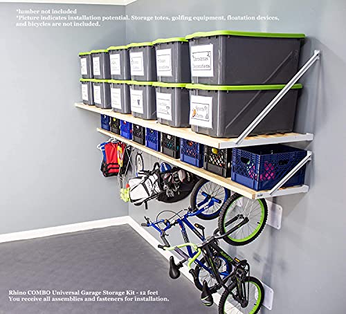 Rhino Combo Universal Garage Storage Kit (12 Count)
