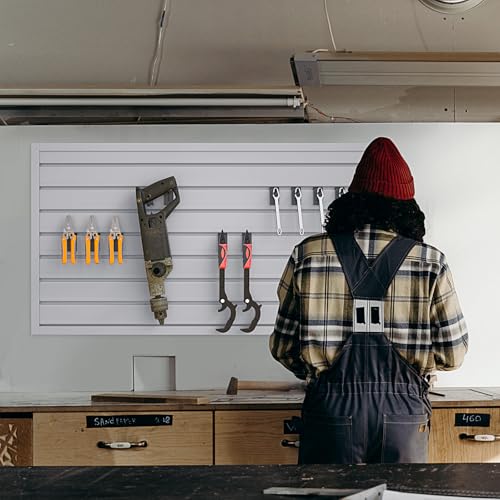 2 x 4ft Slatwall Panel Wall Storage Systems