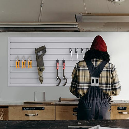 2 x 4ft Slatwall Panel Wall Storage Systems