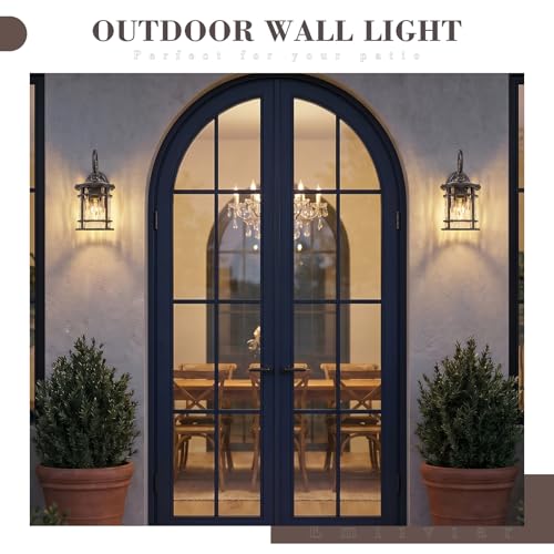 Outdoor Wall Mount Light Fixtures 2 Pack (2 Count)