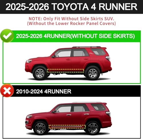 Running Boards for 2025 2026 Toyota 4Runner