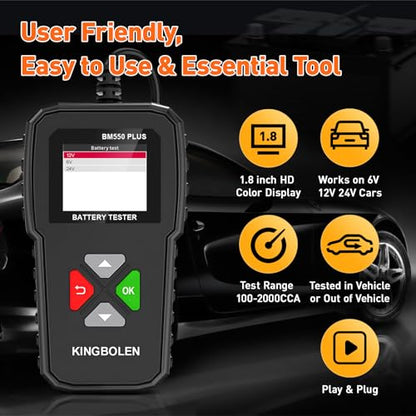 BM550 Plus Car Battery Tester