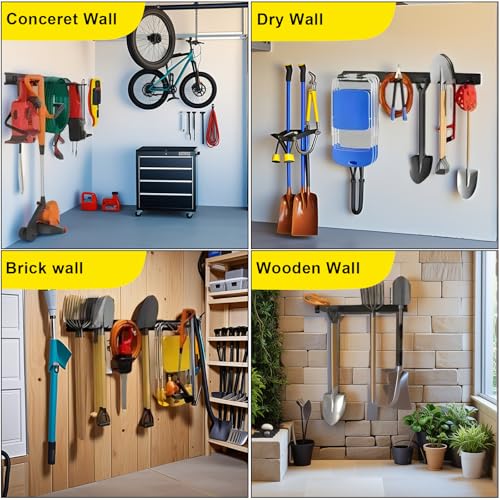 64'' Garage Tool Organizer Wall Mount (18 Count)