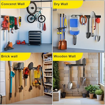 64'' Garage Tool Organizer Wall Mount (18 Count)