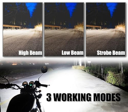 Motorcycle Driving Lights 12