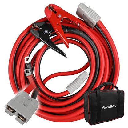 1 Gauge 30 Feet Heavy Duty Jumper Cables (30 Foot)
