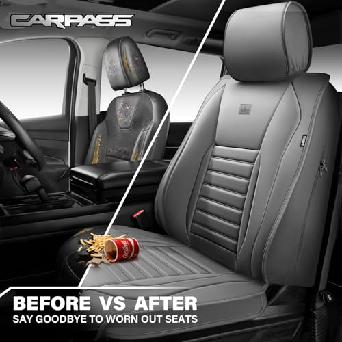 Nappa Leather Car Seat Covers Front Seats