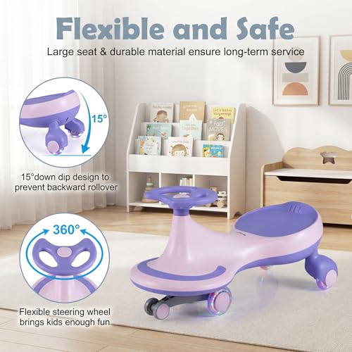Wiggle Car 2 in 1 Swing Car for Kids