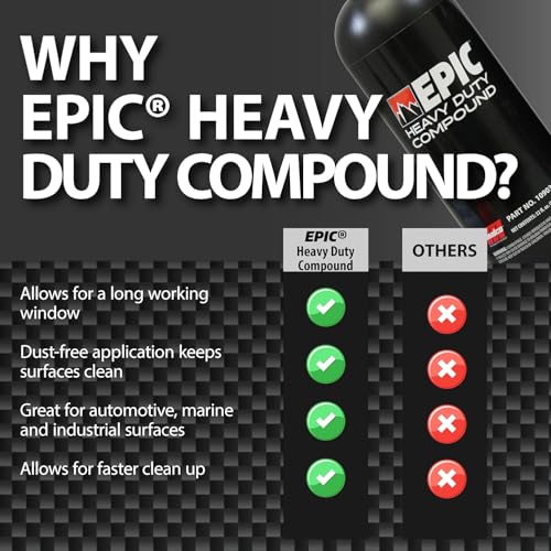 Epic Heavy Duty Car Polishing Compound (16 Fl Oz)