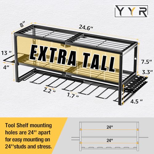 Heavy Duty Power Tool Organizer Wall Mount