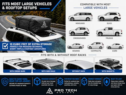 Voyager 10 Weatherproof Rooftop Cargo Carrier Bag