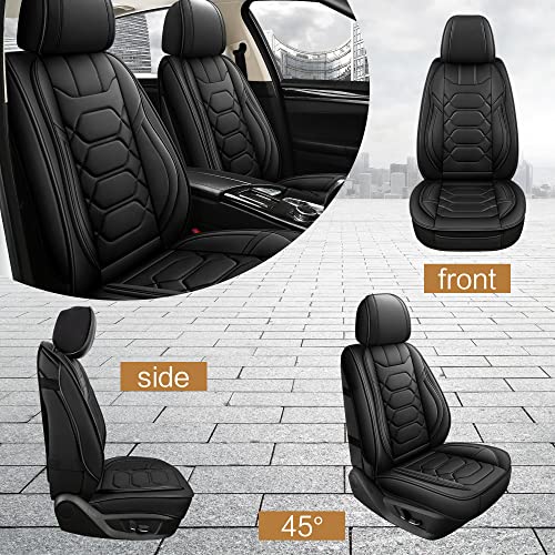 Leather Car Seat Covers Front Pair (2 Count)