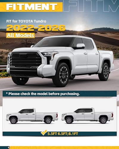5.5ft Short Truck Bed Front MOLLE Panel Fit for Toyota Tundra