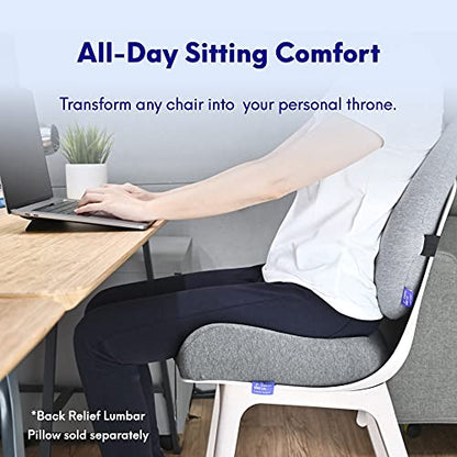 Cushion Lab Patented Pressure Relief Seat Cushion for Long Sitting Hours on Office & Home Chair