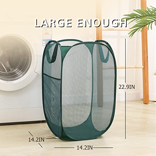 Sturdy Mesh Laundry Hamper Basket Bag
