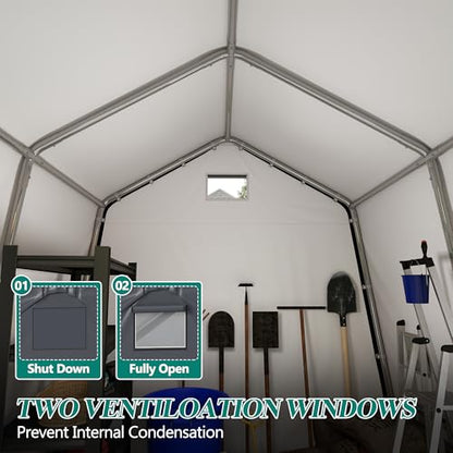8' x 14' Outdoor Storage Shelter Shed