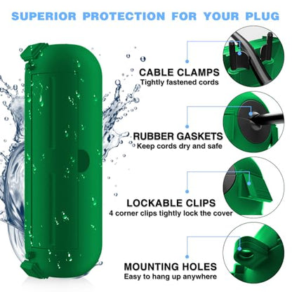 Outdoor Extension Cord Cover (6 Count)