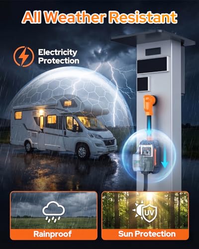 2026 𝐀𝐥𝐥 𝐍𝐞𝐰 RV Surge Protector 30 Amp 28000 Joules