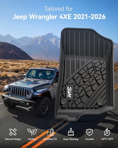 Floor Mats & Cargo Liner for Jeep Wrangler 4XE 2021