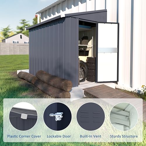 4'x6' Storage Shed