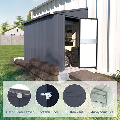 4'x6' Storage Shed