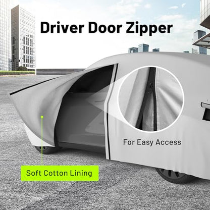 Car Cover Waterproof All Weather Custom Fit for Tesla Model 3