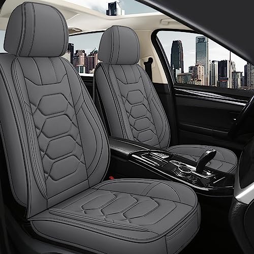 Leather Car Seat Covers Front Pair (2 Count)